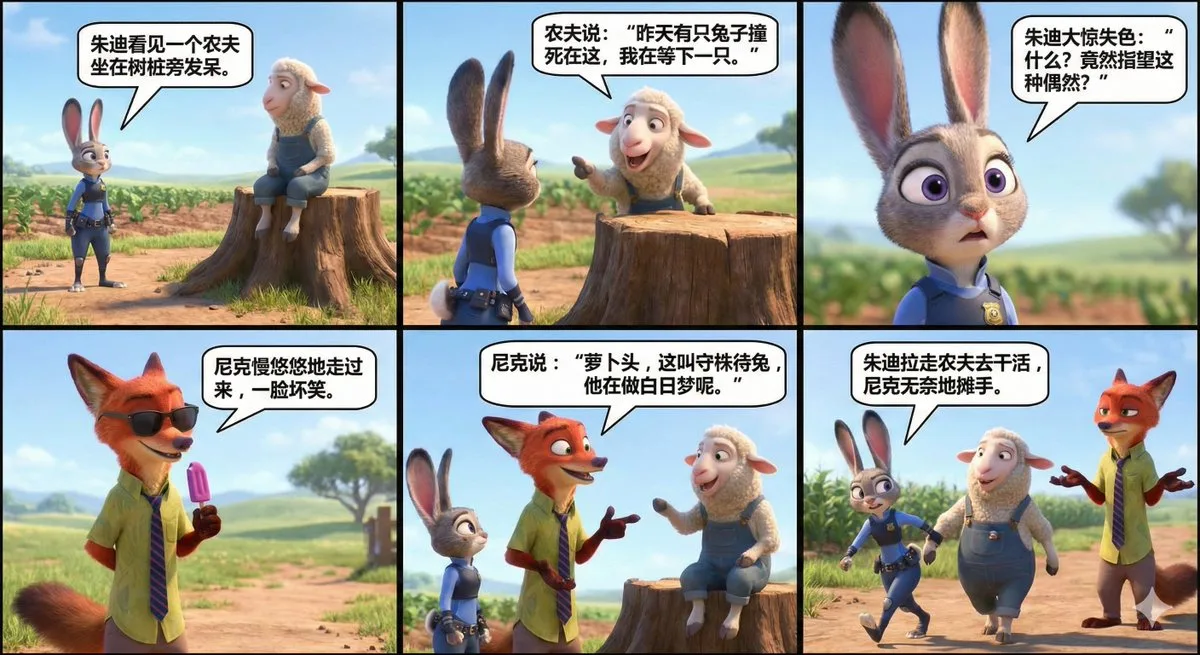 เรื่องเล่ากระต่ายกับหมาป่าในซูโทเปีย: เฝ้ารอโชค 1