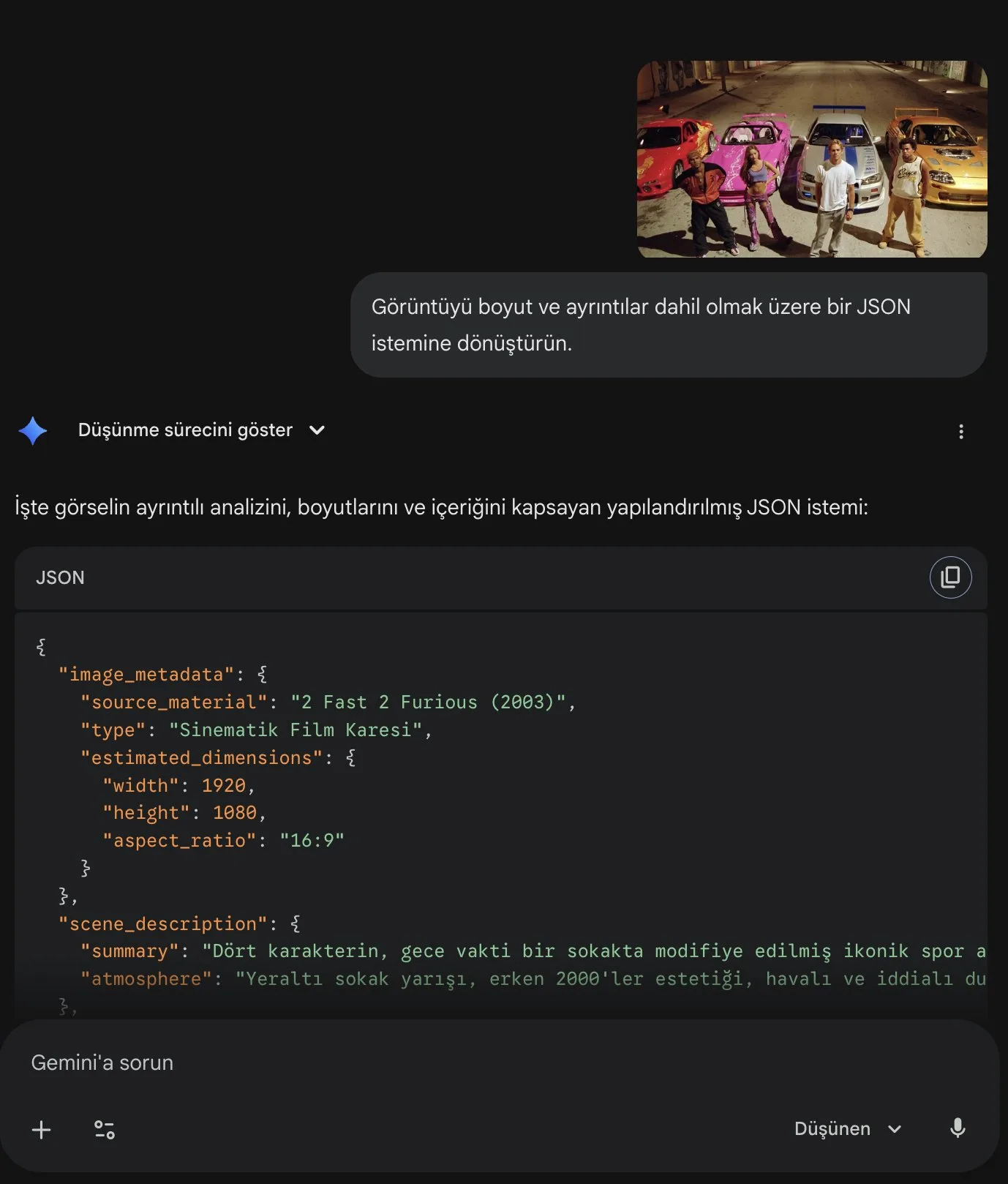 แปลงรูปเป็น JSON: ขนาดและข้อมูล 1