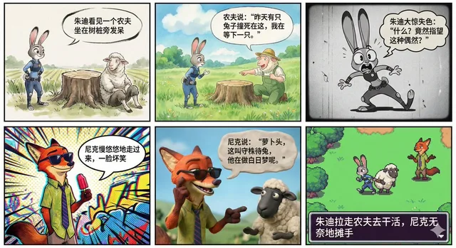 สร้างการ์ตูน 6 ช่อง 6 สไตล์