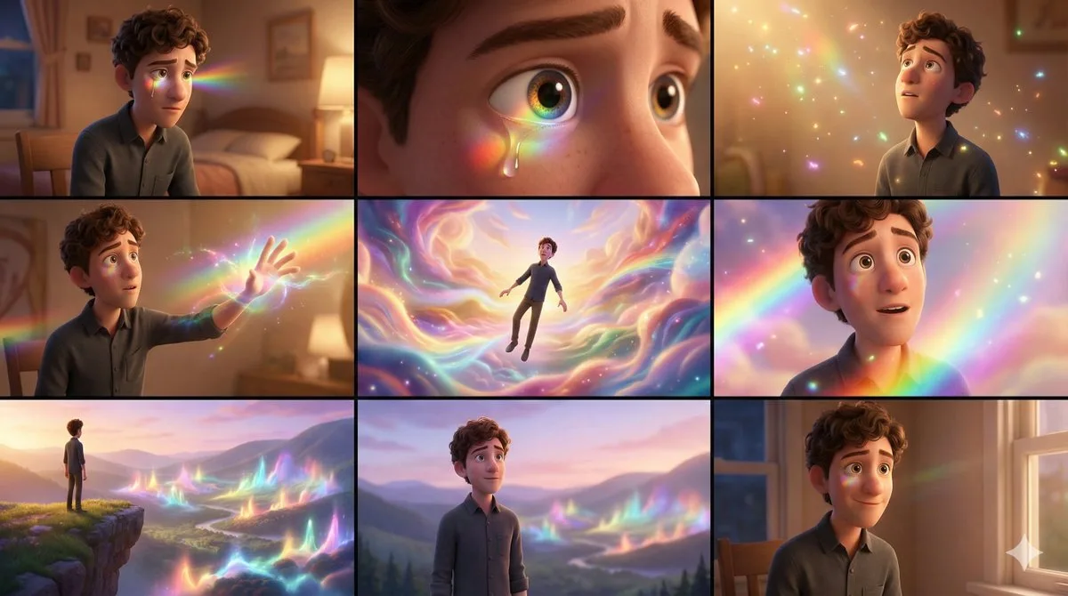 สตอรี่บอร์ด 9 ช่อง สไตล์ Pixar 1