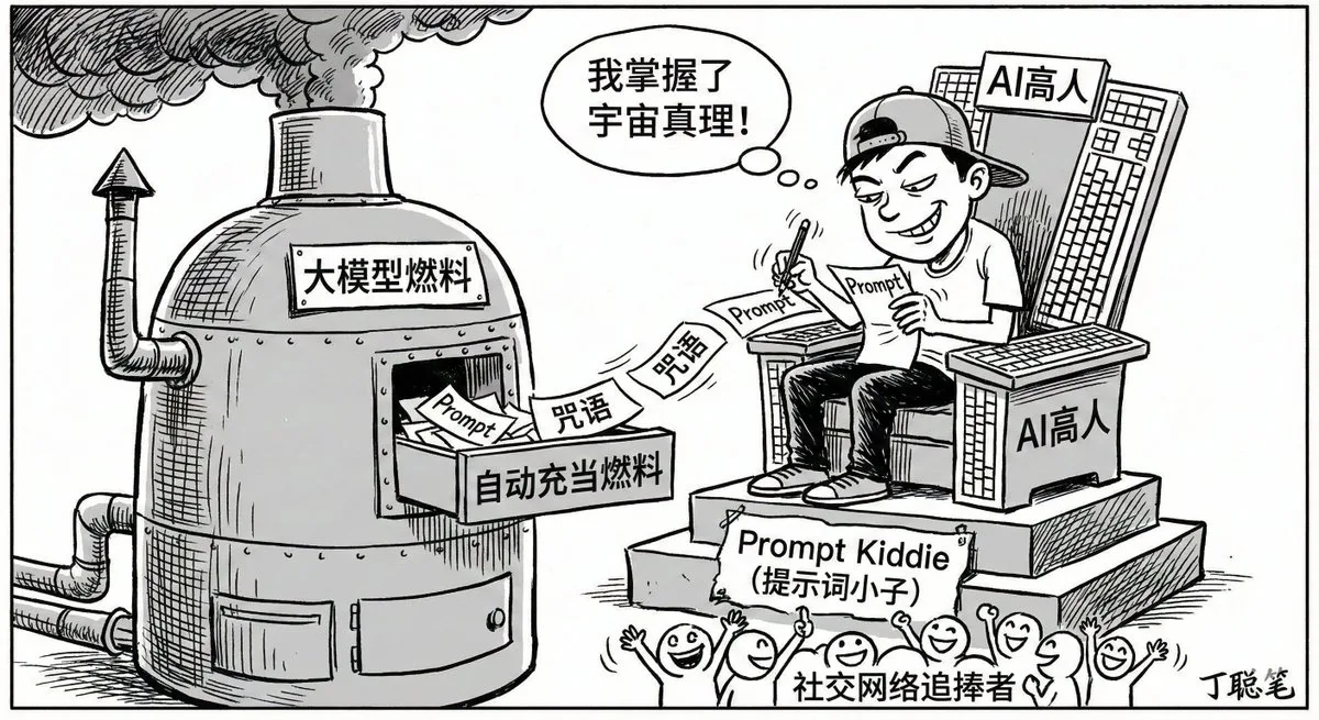 Prompt Kiddie: AI ปลอมบนโซเชียลมีเดีย สไตล์丁聪 1