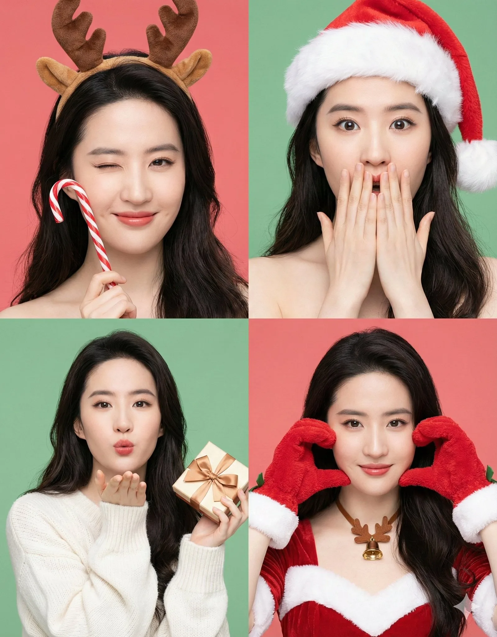คริสต์มาส: สาวหวาน 4 ช่อง 1