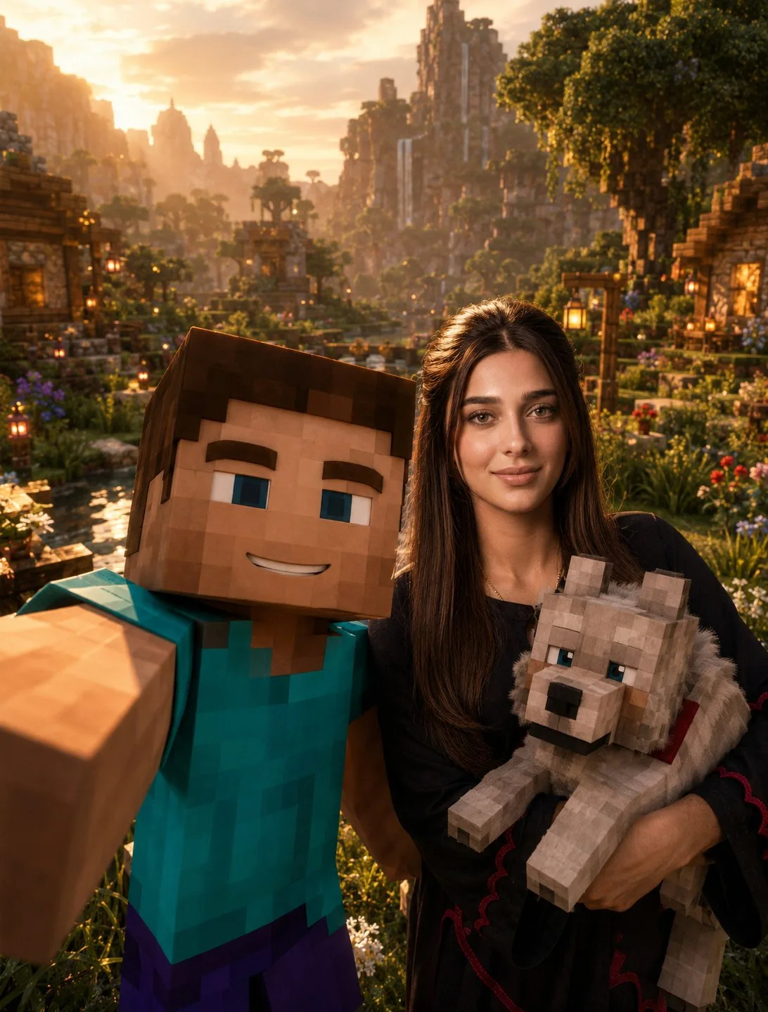 Rafa Franco เซลฟี่ Minecraft สไตล์ภาพยนตร์ 1