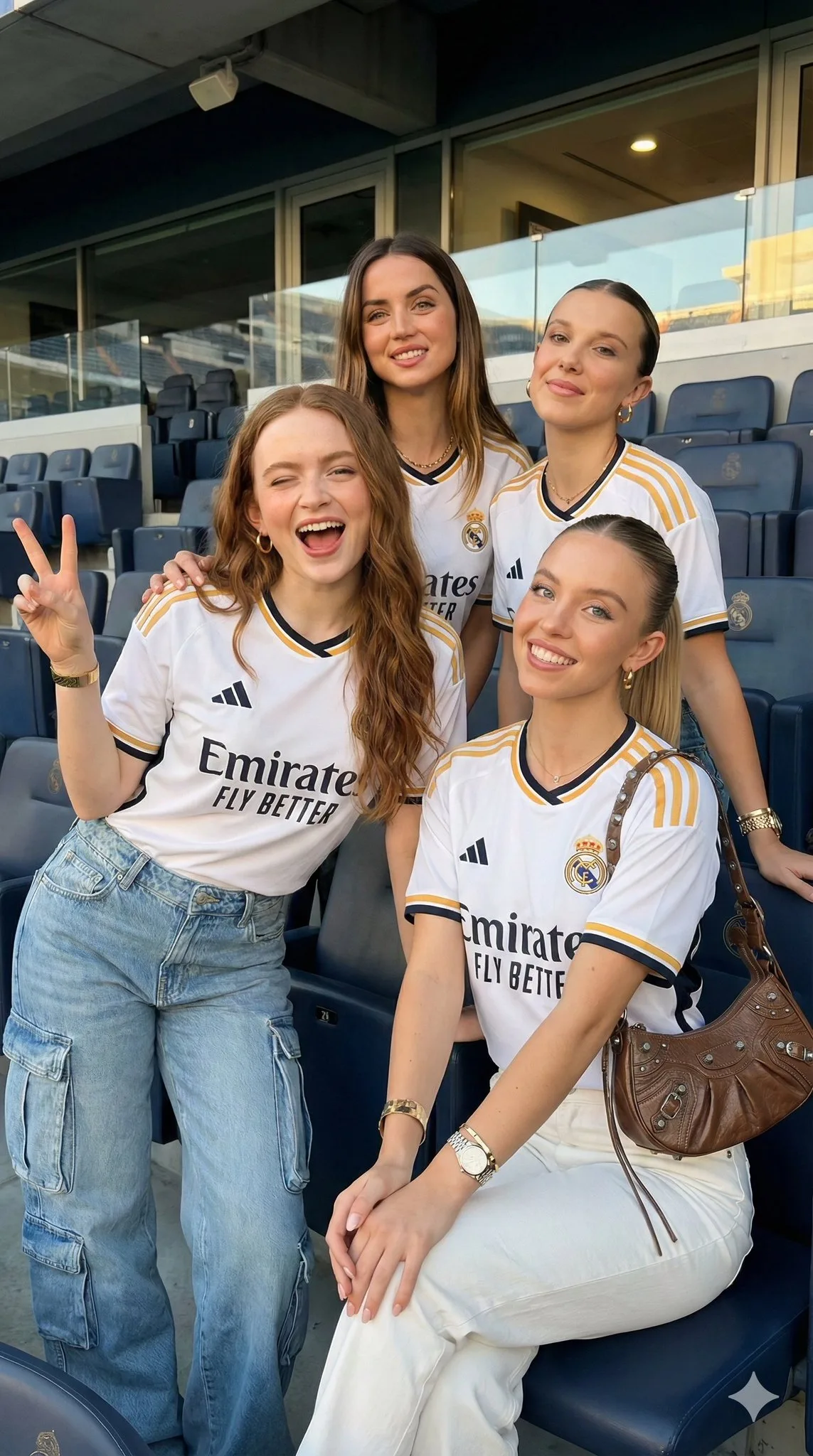สาวๆ แฟนบอลเรอัลมาดริด บนอัฒจันทร์ 1