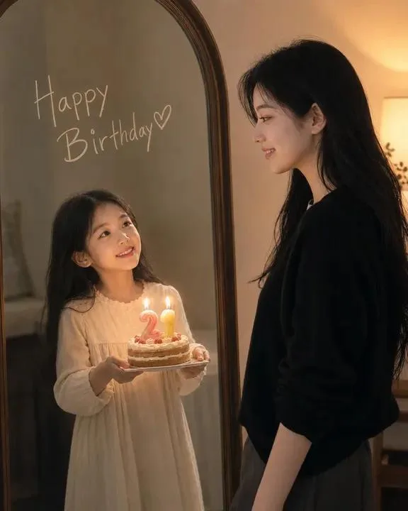 วันเกิดในกระจก: วัยเด็กและปัจจุบัน 1