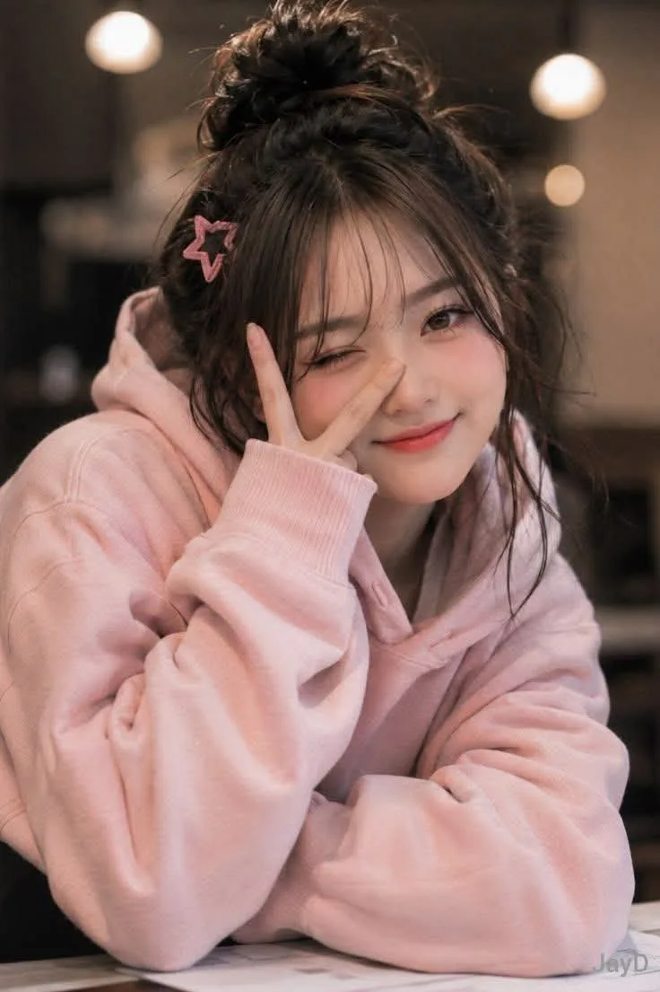 ภาพเหมือนจริง สาวในสวนยามเช้า 1