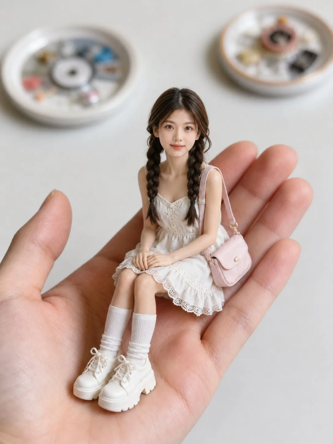 ฟิกเกอร์คนเหมือนจิ๋วในมือ (สะสม) 1