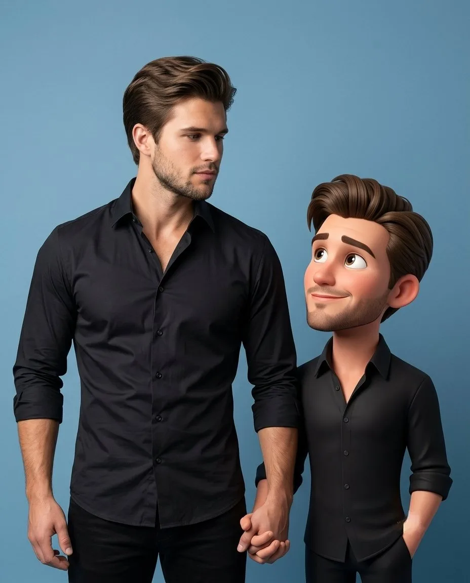 คนจริงกับคู่หู 3D ล้อเลียนสุดโอเวอร์ 1