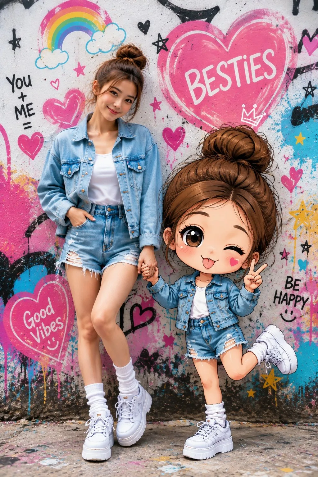 สาวจริงจังกับสาวน้อย SD สไตล์สตรีท 1