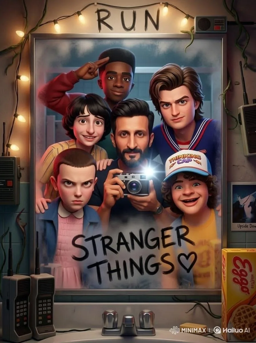 เซลฟี่กระจกสยองขวัญย้อนยุค 80s สไตล์ Stranger Things 2