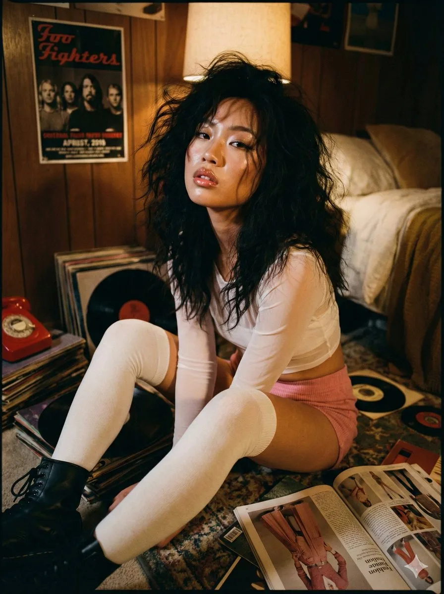 สาวทรงเสน่ห์ในห้องนอนเรโทรชวนฝัน 1