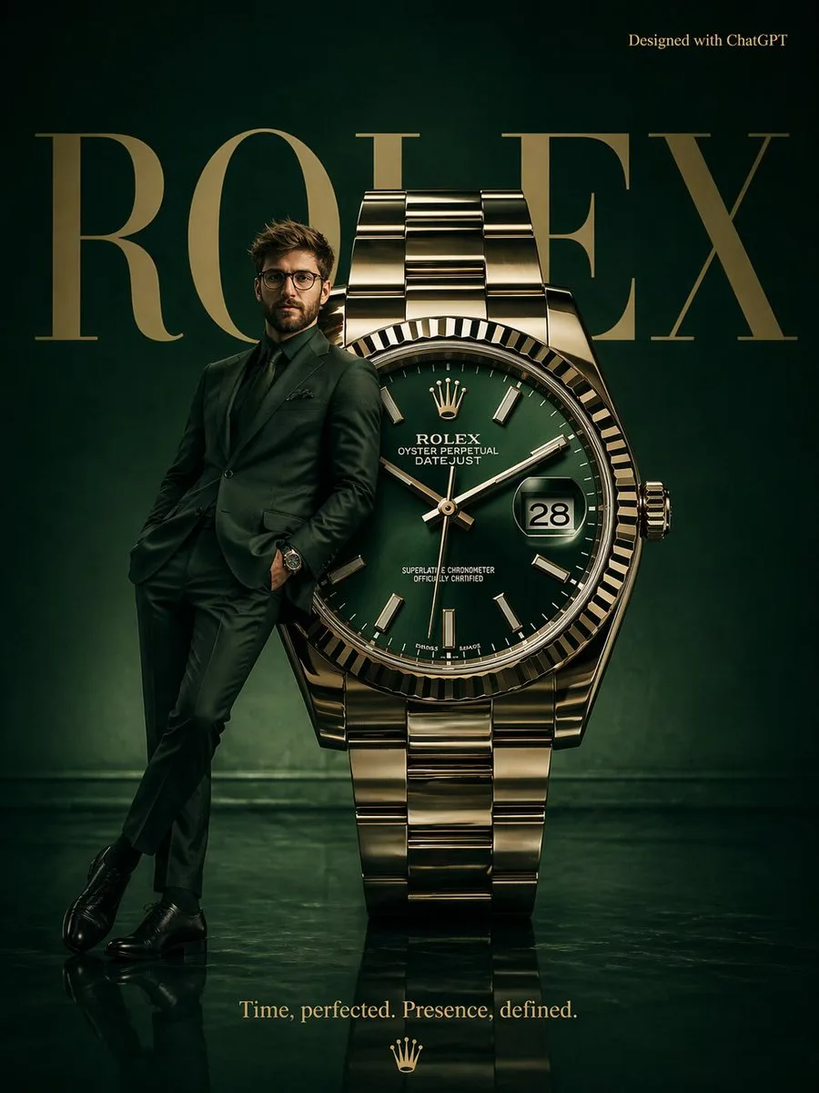 โปสเตอร์ Rolex สุดหรูเหนือจริง 1
