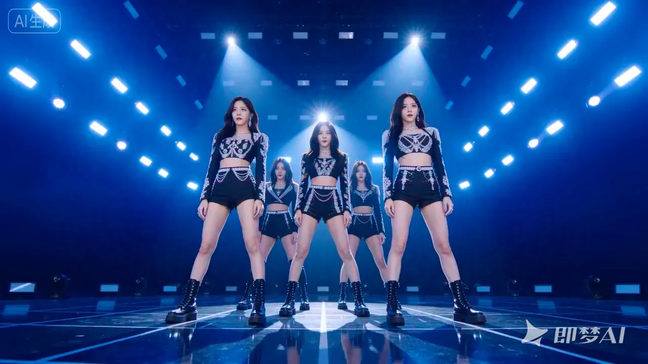 K-Pop เกิร์ลกรุ๊ป: เต้นมันส์บนเวทีแสงนีออน 1