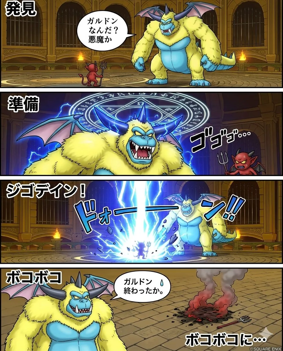 กัลโดดอนทุบปีศาจ: การ์ตูน 4 ช่องสุดช็อก! 1
