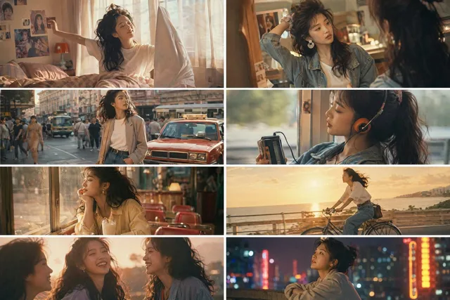 สตอรี่บอร์ดสาวจีนยุค 80: หนึ่งวันกับแสงนุ่มนวล