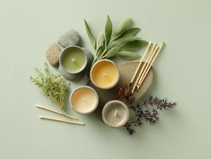 ภาพสินค้าจัดวางแบบ Flat Lay แสงนุ่มนวลจากด้านบน 2