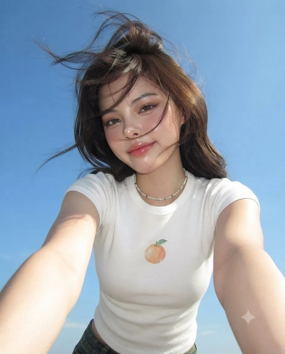 เซลฟี่สาวสวยยุค 2000s ด้วยมือถือ Sony Ericsson K800i 1