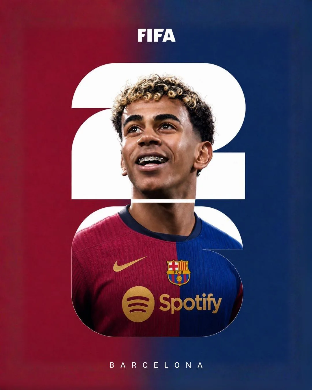 โปสเตอร์นักฟุตบอล FIFA สไตล์นิตยสารกีฬา 2