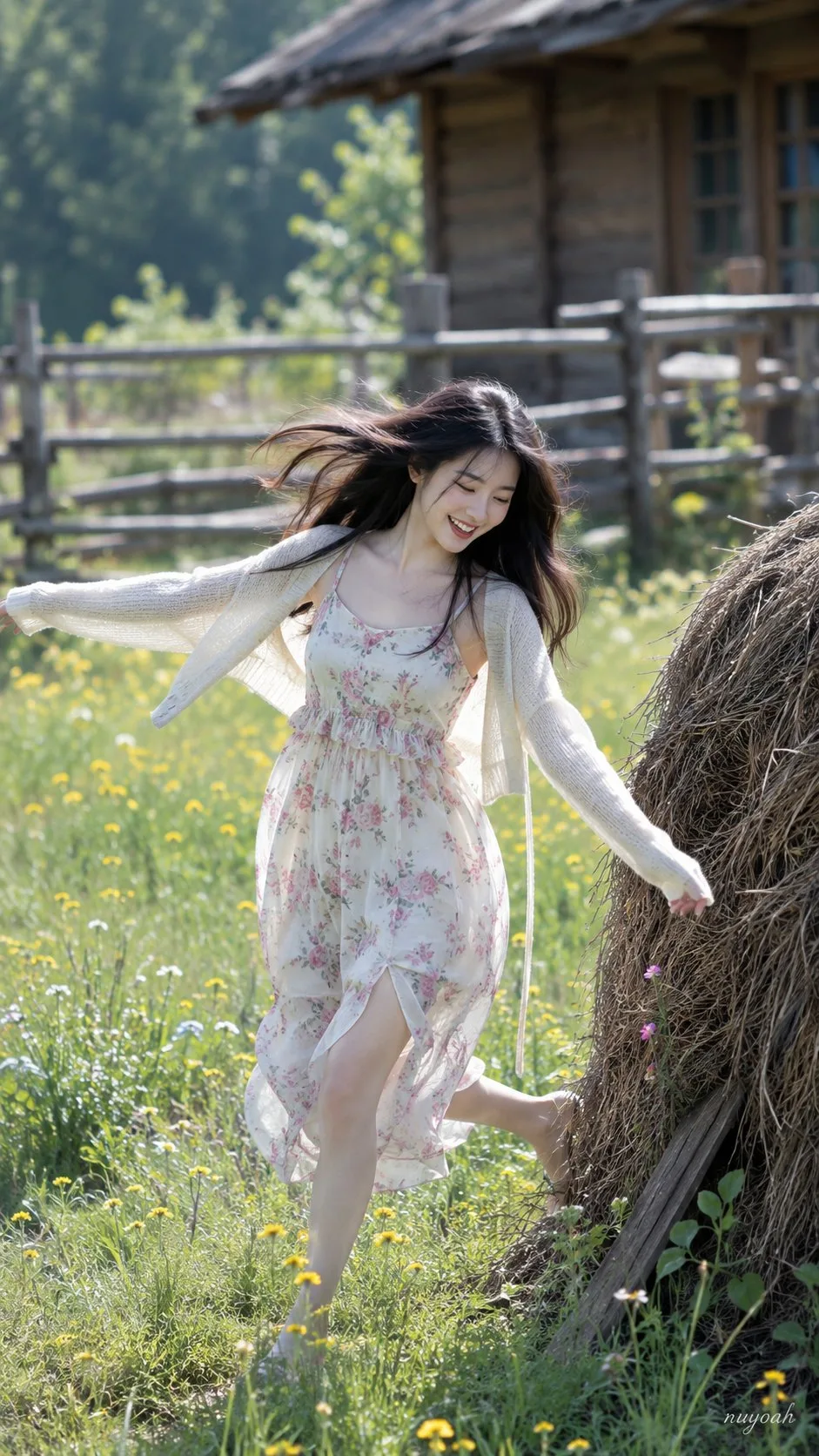 สาวชนบทในฤดูใบไม้ผลิ: ภาพถ่ายเทเลโฟโต้สุดฝัน 2