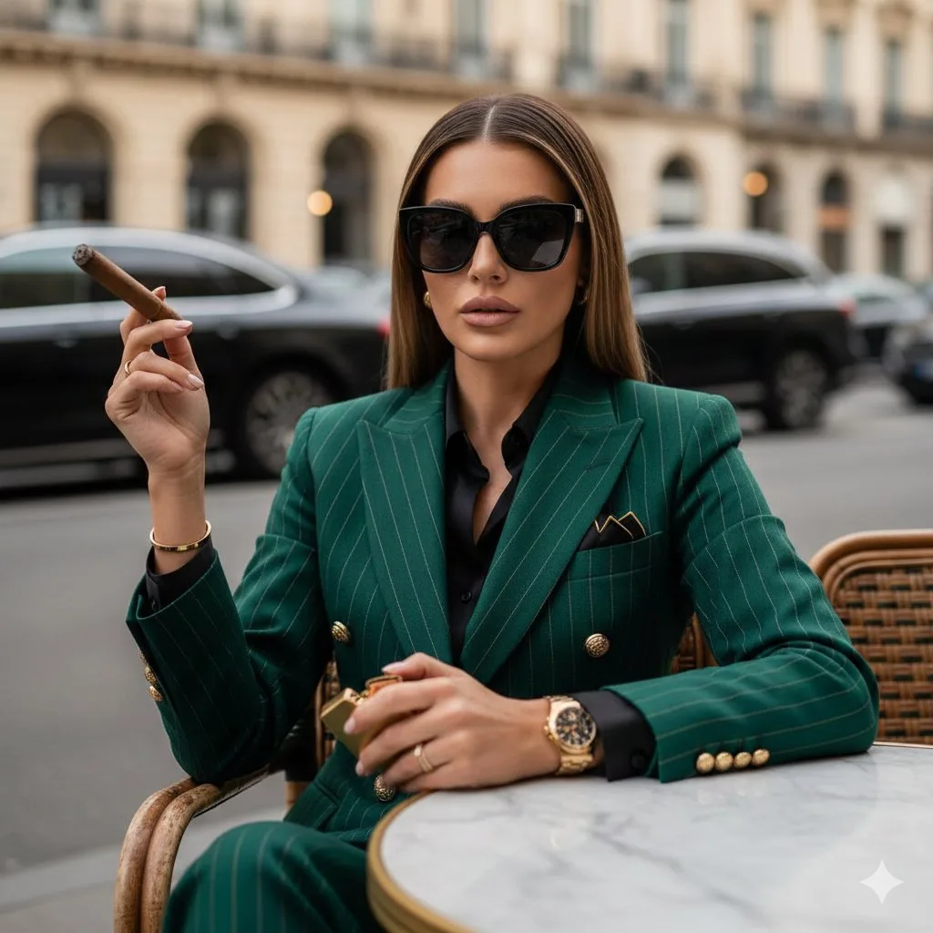 ราชินีผู้เลอโฉมกับซิการ์ ณ คาเฟ่หรูยุโรป 1