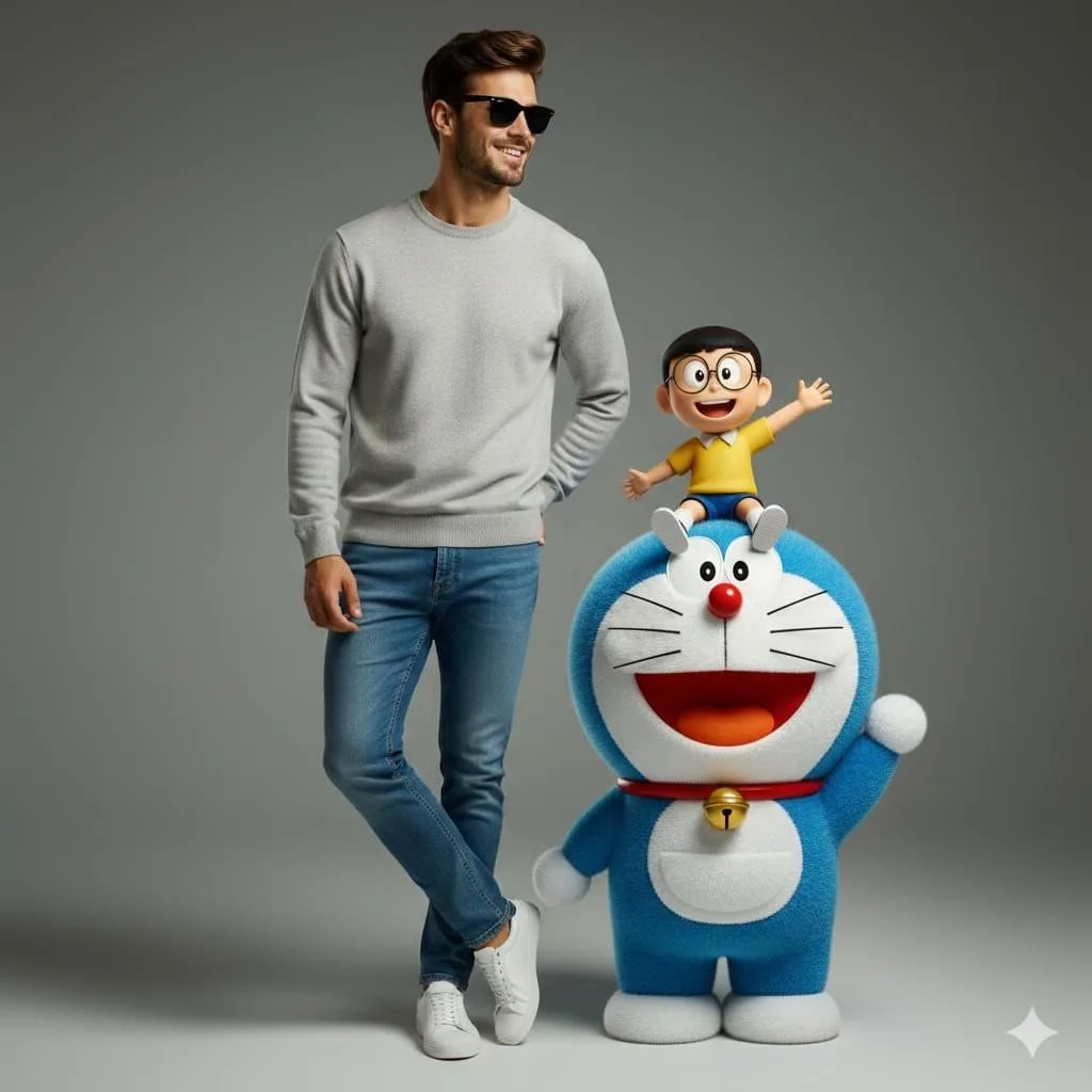 แฟชั่นหนุ่มหล่อ คู่โดราเอมอนและโนบิตะ 3D 1