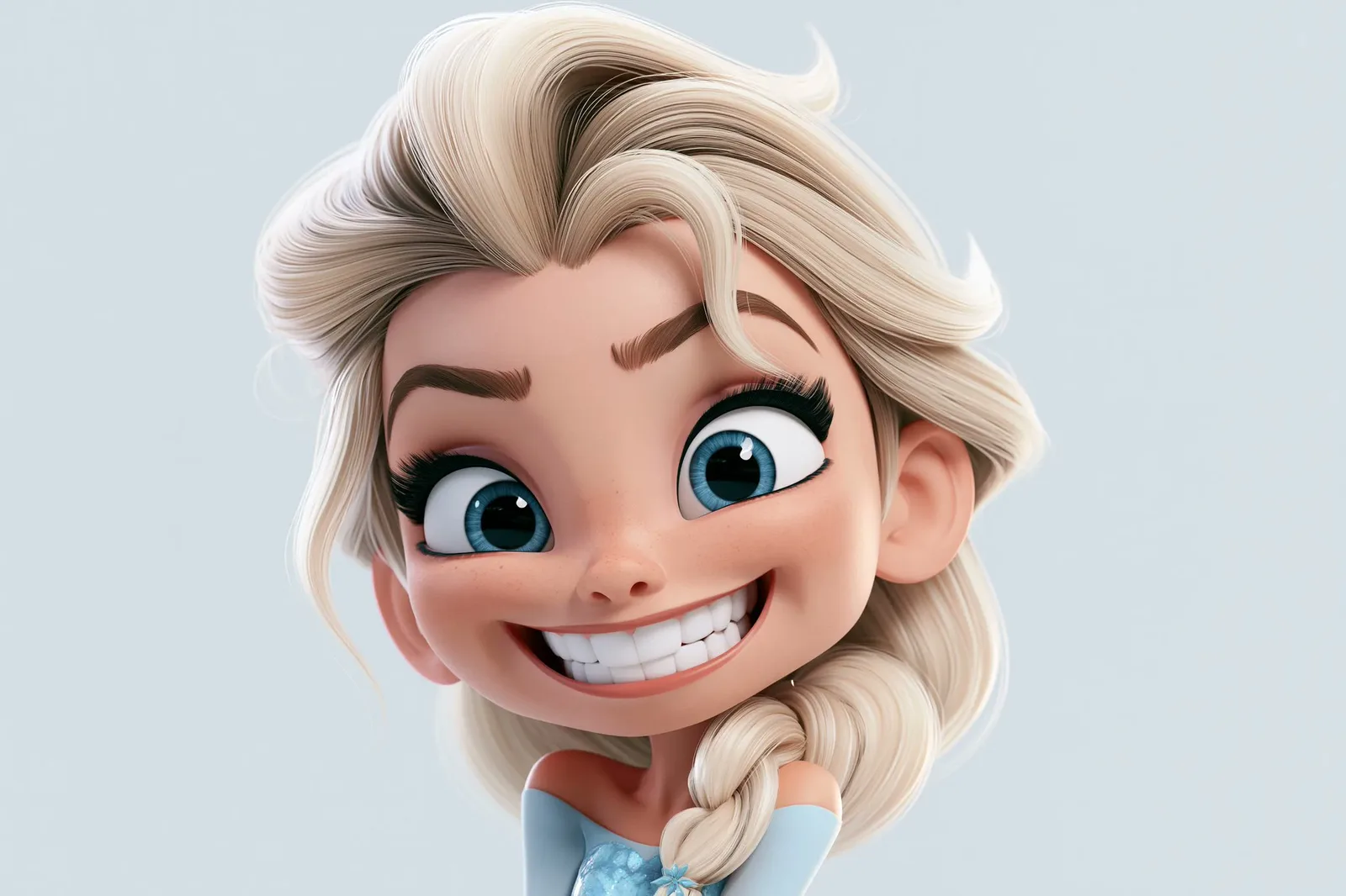 ตัวการ์ตูน 3D สุดฮา หัวโต หน้าแสดงอารมณ์สุดขีด 1