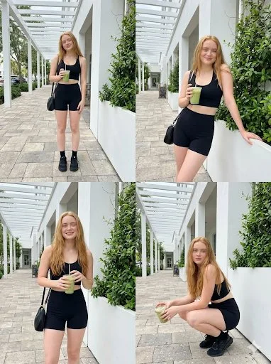 สาวสปอร์ตคาเฟ่ฤดูร้อนสุดชิค