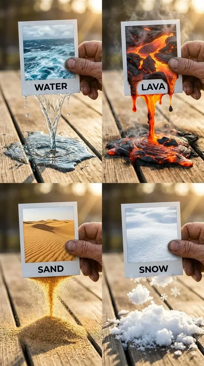 ภาพเหนือจริง: ธาตุทั้งสี่ทะลุกรอบรูปออกมา 1