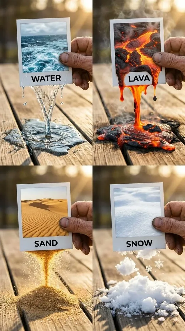 ภาพเหนือจริง: ธาตุทั้งสี่ทะลุกรอบรูปออกมา