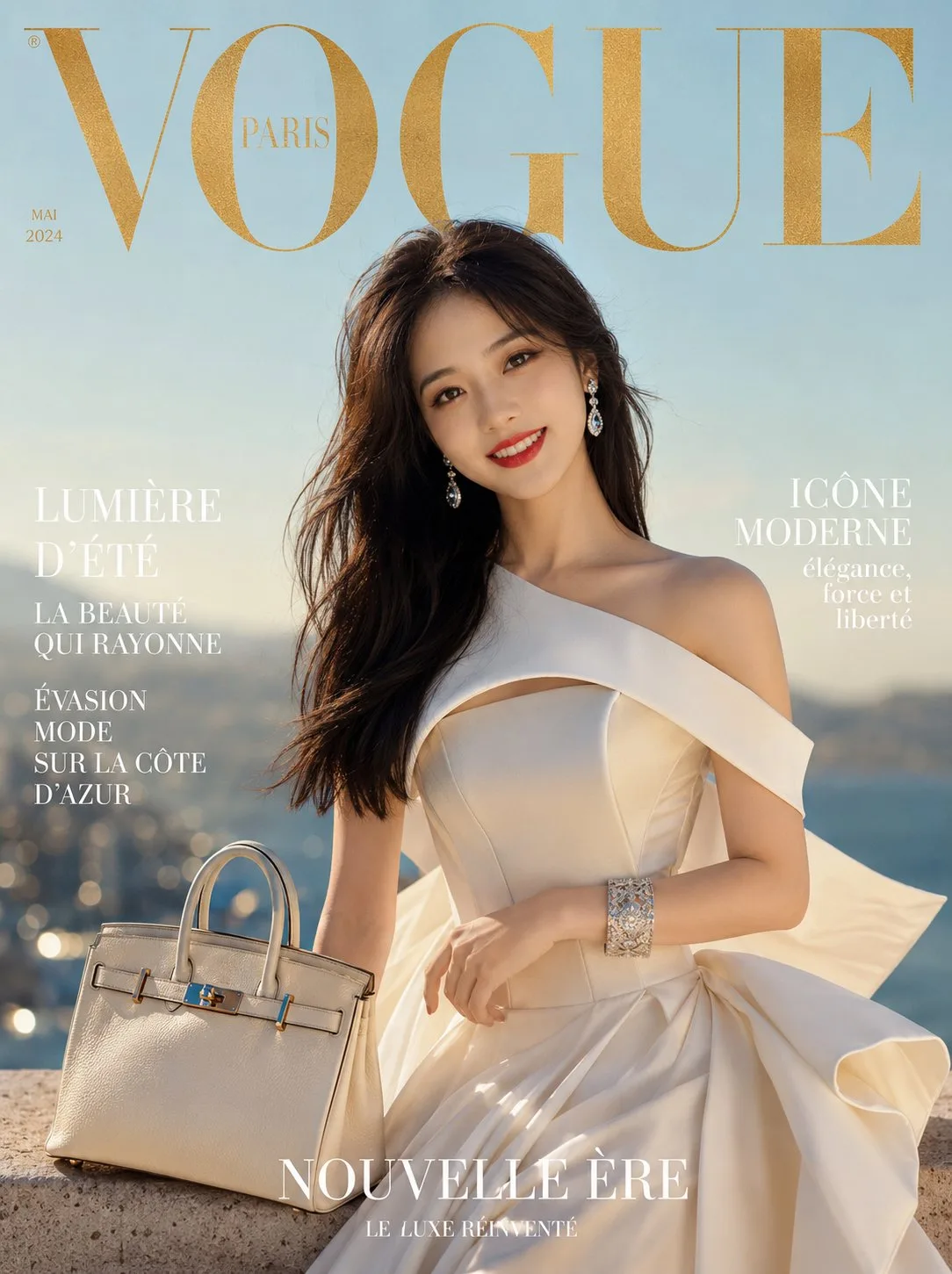 ปกนิตยสารแฟชั่นเหนือจริง: หรูหรา สง่างาม 1