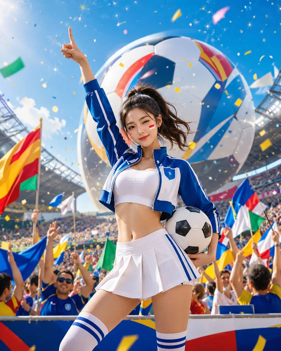 โปสเตอร์เชียร์บอลโลก: สาวแซ่บพลังหวานซ่า 1