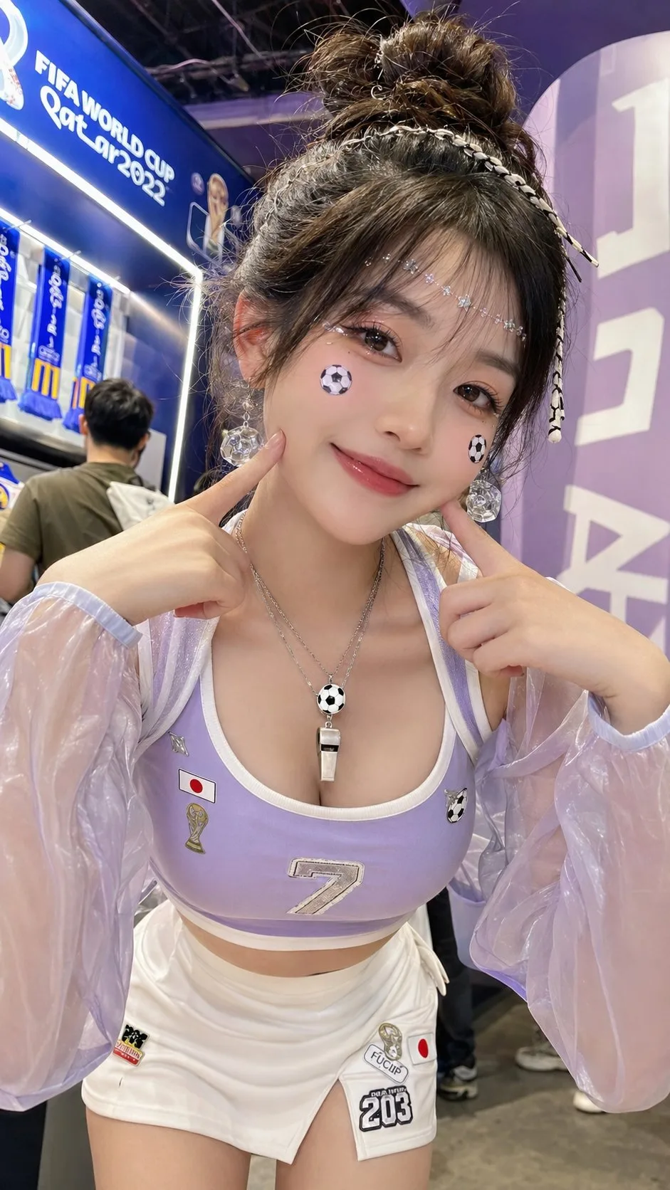 พอร์ตเทรตสาวฟุตบอลโลก สไตล์หวานซ่อนเปรี้ยว 1
