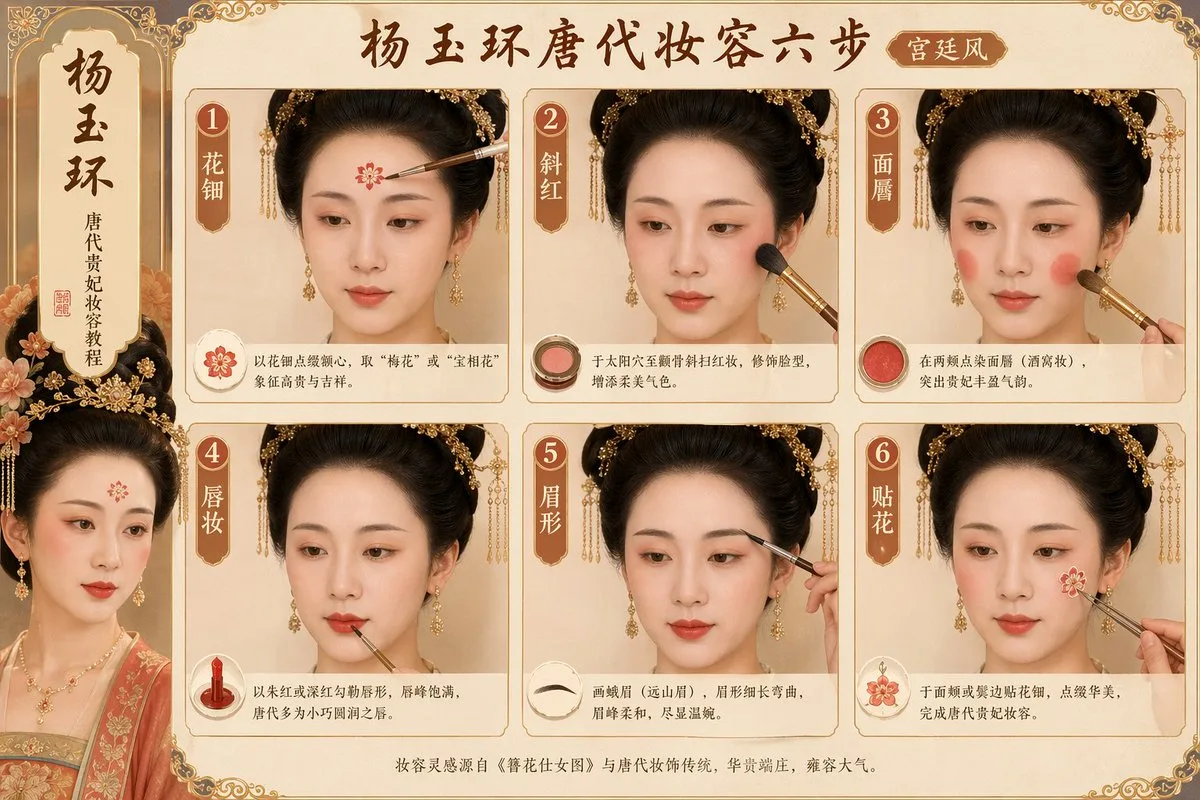 แต่งหน้าหยางกุ้ยเฟย 6 ขั้นตอน สวยสะกดวัง 1
