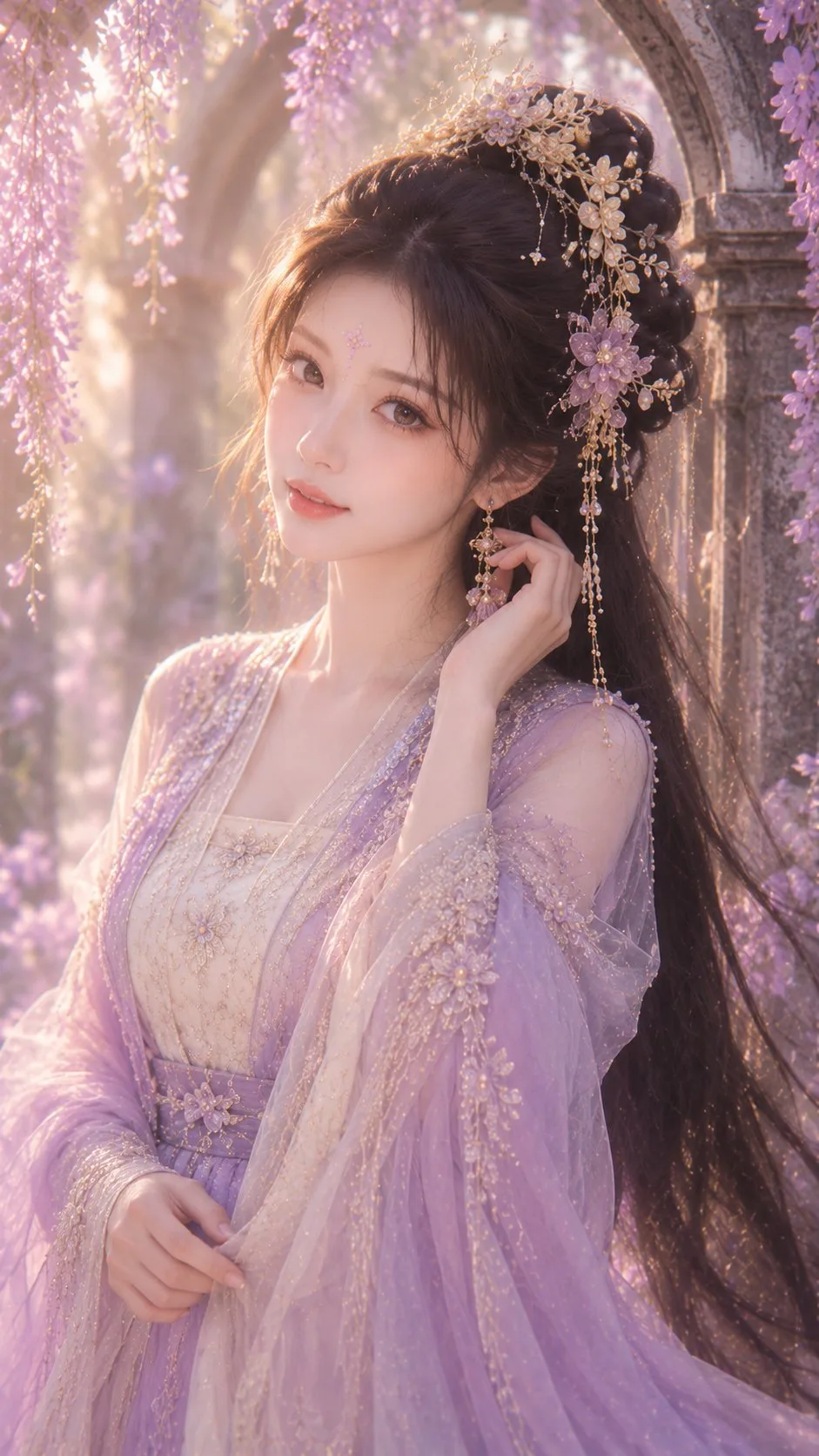 ภาพถ่ายฝันหวานตัวละครหญิงย้อนยุคราชวงศ์ถัง 1