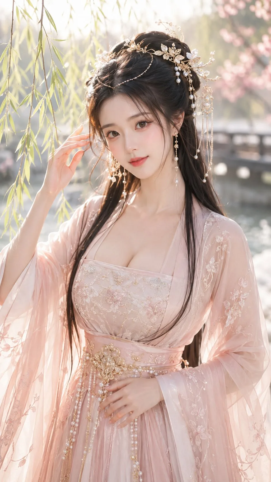 นางเอกเซียนหญิงแห่งฤดูใบไม้ผลิ สไตล์ถัง 1