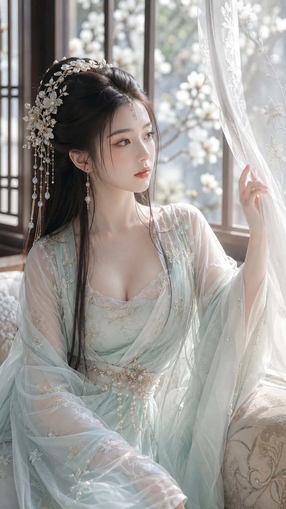 โฉมงามห้องหับ: ภาพเหมือนแนวเซียนเซีย สไตล์ถัง 1