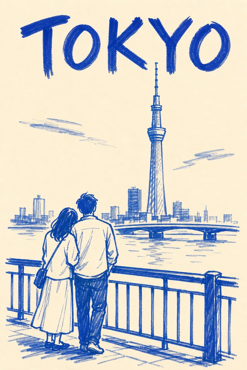 โปสเตอร์โตเกียว: มินิมอล มาร์กเกอร์เพน 1