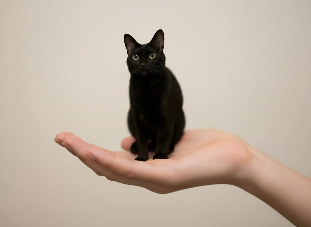 สัตว์เลี้ยงจิ๋วในอุ้งมือ: ถ่ายเจาะจากมุมสูง 1