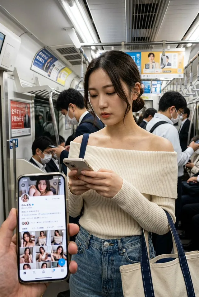 ความจริงเสมือน: แอบถ่ายอินฟลูฯ สาวในรถไฟใต้ดิน