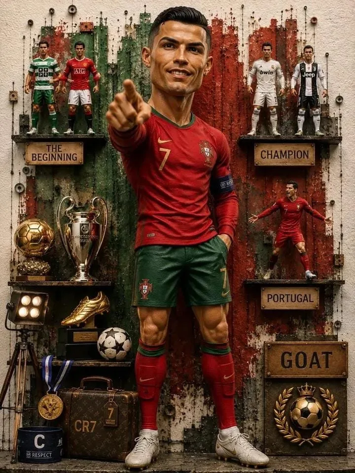 โปสเตอร์นักฟุตบอล 3D สไตล์การ์ตูนสุดละเอียด 2