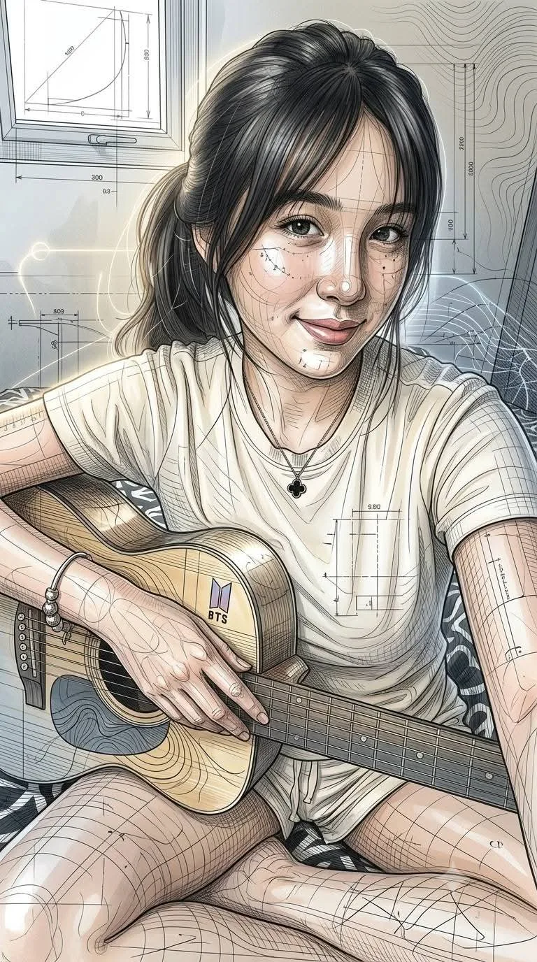 ภาพประกอบล้ำสมัยผสมผสานสถาปัตย์และศิลปะ 2