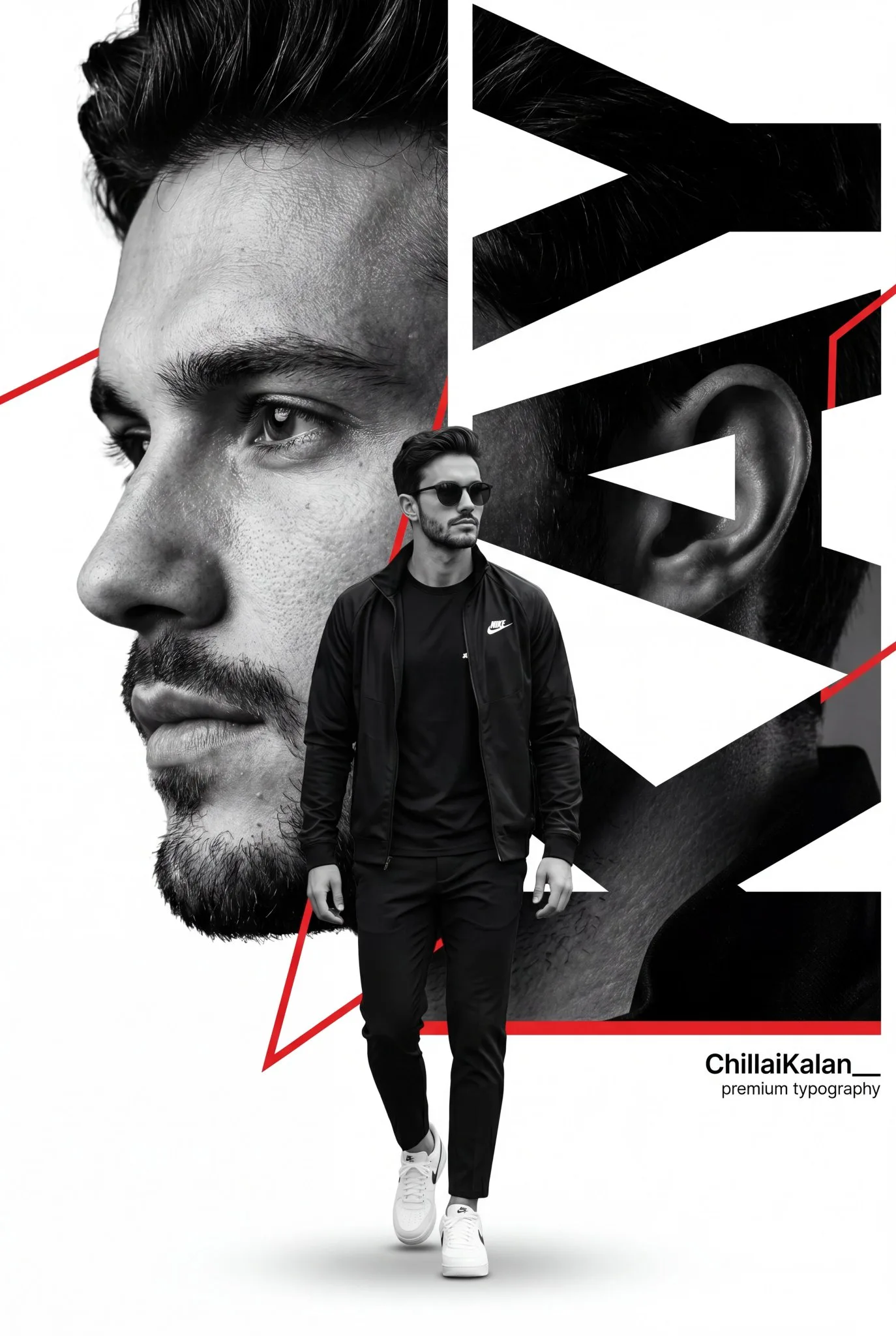 โปสเตอร์กีฬา Nike สไตล์มินิมอลเหนือระดับ 2