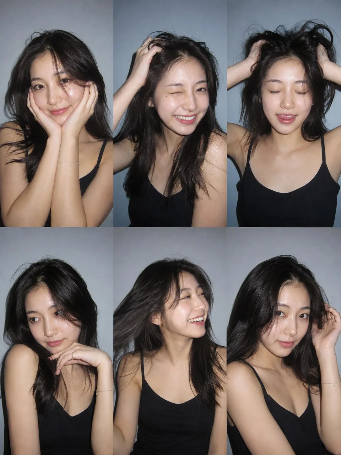 ภาพคอลลาจ 6 ช่อง บุคคลเหมือนจริง สไตล์ฟิล์ม 1