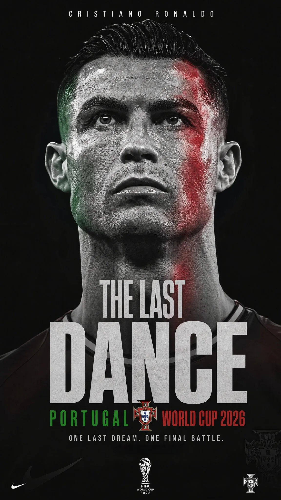 โปสเตอร์กีฬาขาวดำสไตล์ภาพยนตร์: นักเตะดุดัน 1