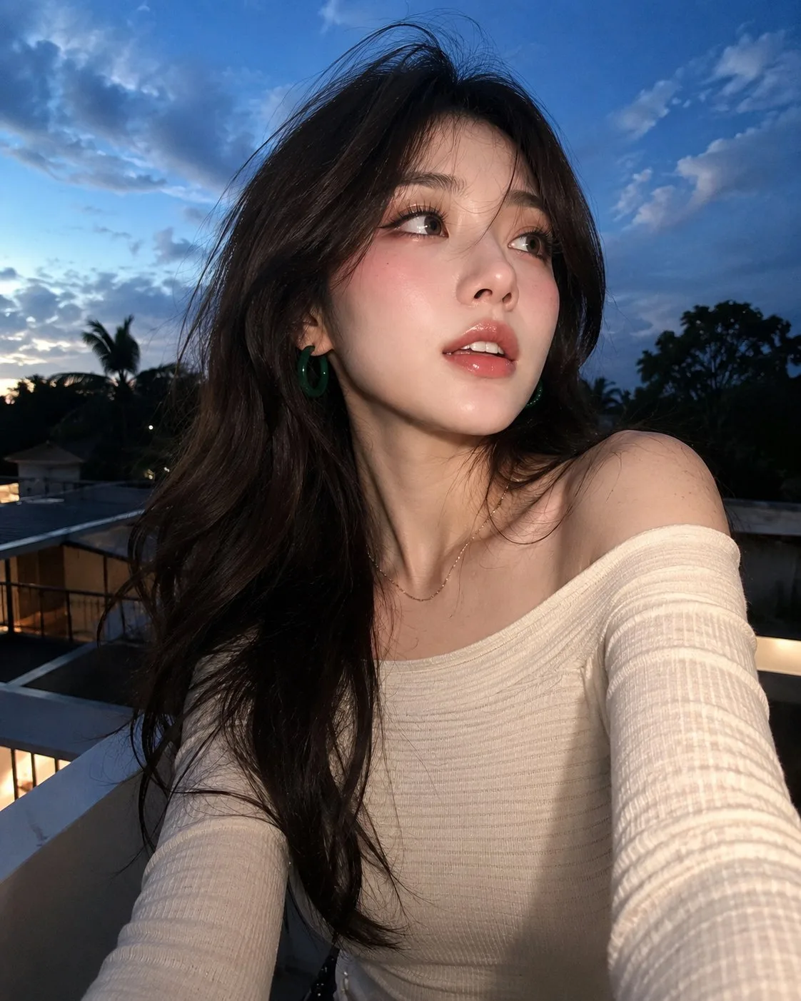 สาวสวยเซลฟี่มุมสูง สไตล์ Douyin สุดสมจริง 2