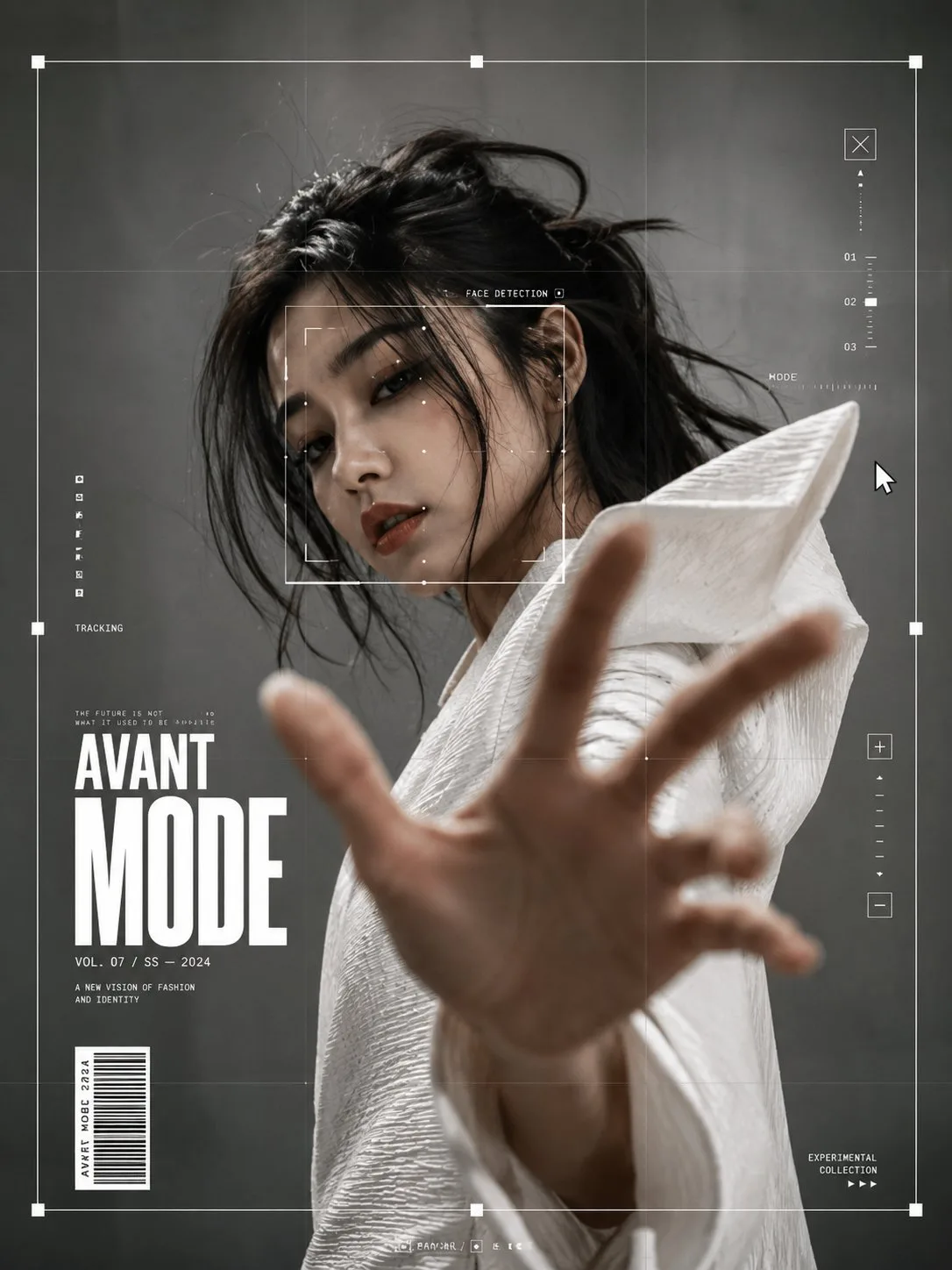แฟชั่นแนวอวองต์การ์ด: ชุดขาว สไตล์ Vogue 1