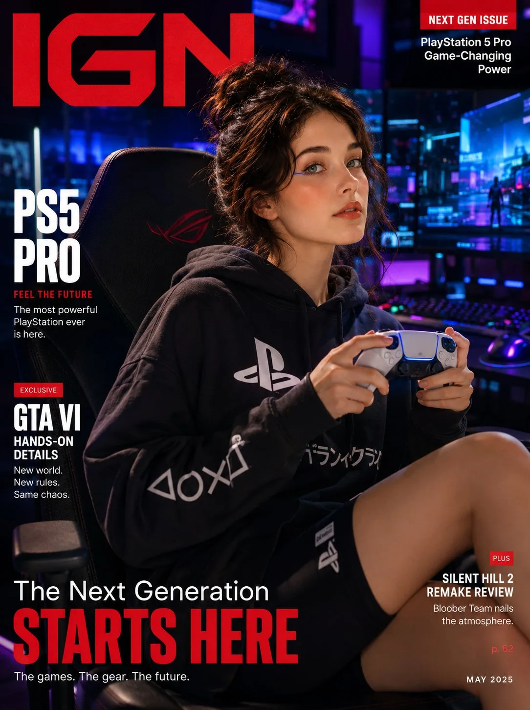 ปกนิตยสารเกม: สาวเกาหลีสุดคูล 1
