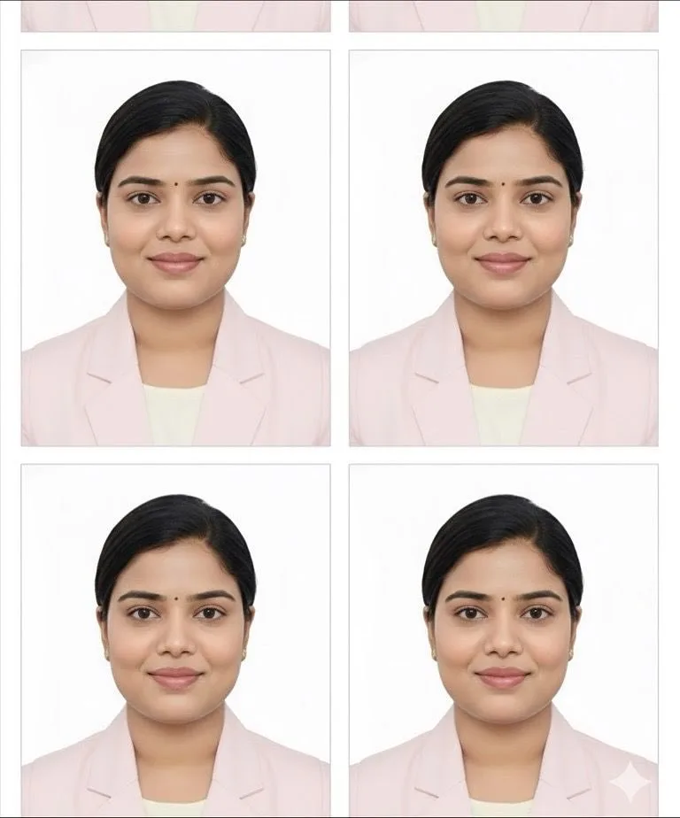 รูปติดบัตร 6 ช่อง แบบสมจริง คมชัดระดับ HD 1