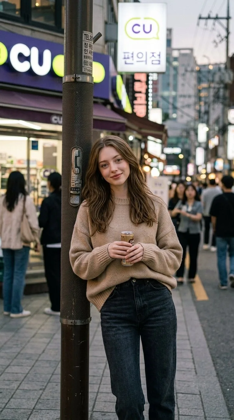 ภาพถ่ายสาวเกาหลีแนวภาพยนตร์: วัยใส สบายๆ 1