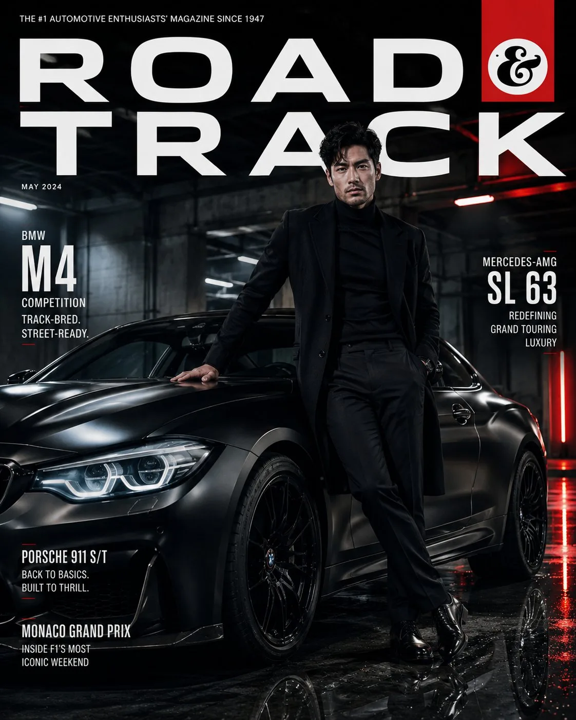 ปกนิตยสารรถสปอร์ต สไตล์หนุ่มเกาหลีสุดเท่ 1